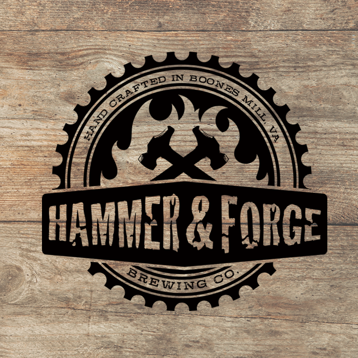 Hammer and Forge Brewing Co. Logo Project